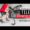Tuiles de hockey sur glace synthétique Revolution