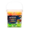 15 Pack Bucket of Street Hockey Balls (Extreme Colors)