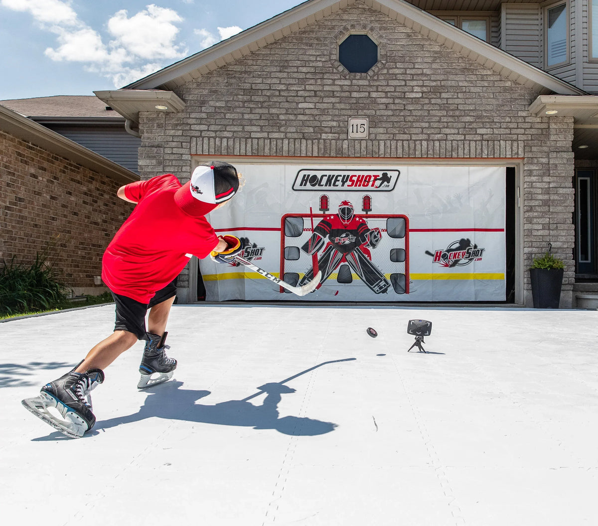 Crowd Goes Wild Hockey Shooting Tarp - HockeyShot