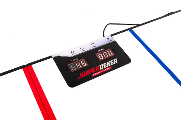 SuperDeker Competition built-in scoreboard close-up