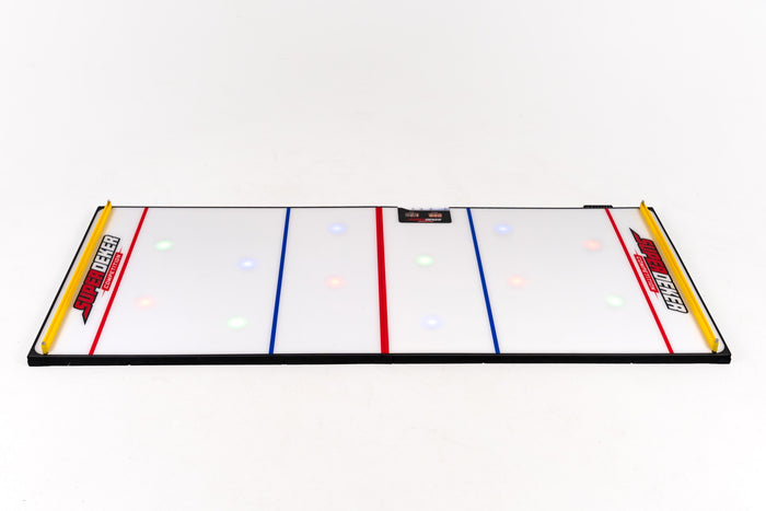 SuperDeker Competition LED target lights on the board